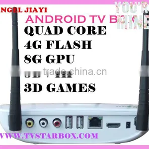 Android tv Box in Set Top Box Quad Core 8g Gpu Alliwinner A20 3D 4K Android Smart tv Box thumbnail-6