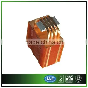 160w Led Copper Heat Sink With 4 Heat Pipes thumbnail-1