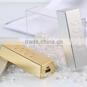 Gold BAR, Hot Selling Power Bank 6666mah From China Power Bank Factory thumbnail-3