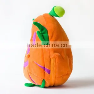 Plush Pumpkin Shape Coin Purse/Plush Toy Pumpkin Purse With 21cm High/Plush Promotional Coin Purse thumbnail-2