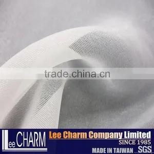 100% Polyester Satin Ivory Organza Fabric thumbnail-1