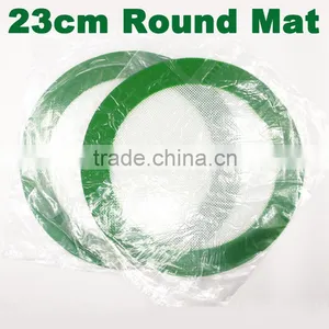 Silicone Pad Dab Wax Vaporizer Oil Mat Round Shaped Heat Resistant Silicone Pad Extract Bho Vaping Pad thumbnail-3