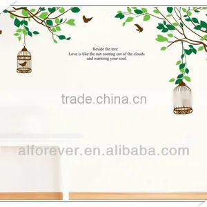 Birds Cages Wall Decoration for Wall Units,60*90cm thumbnail-1