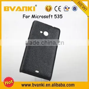 Celulares 2016 Back Cover For Nokia Lumia 535,Universal Leather Phone Cover Metal Case For Microsoft Lumia 535 Shockproof thumbnail-4
