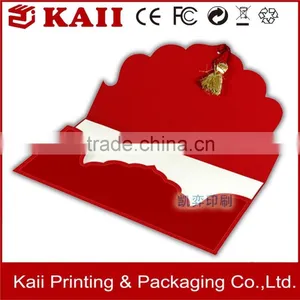 Custom Size and Printing Design Laser Cutting Envelope, Laser Cutting Envelope Manufacturer in China thumbnail-1