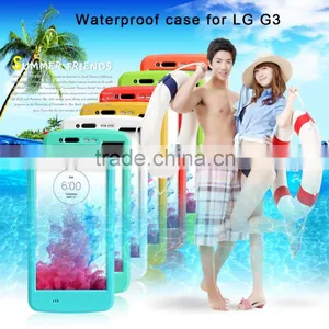Redpepper Waterproof Case For LG G3 Fashion Hard PC Rubber Case With Bracket Back Case MT-5119 thumbnail-4