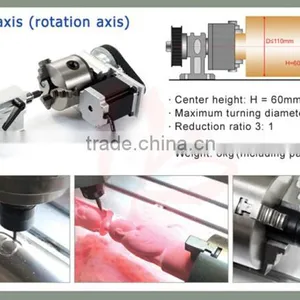NEW !!! USB Port 1500W Cnc Router Milling Machine 6080Z-USB With 4 Axis for PCB, Acrylic, Wood, Metal, Aluminum thumbnail-5