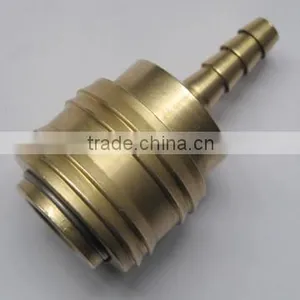 1/4''German Brass Quick Connectors Hose Bar thumbnail-1