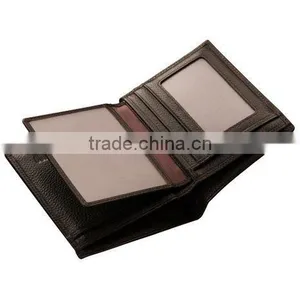 High Quality Factory Men's Genuine Leather Driver's License Wallet thumbnail-4