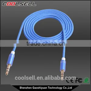 3FT Tangle Free Stereo 3.5mm Plug Auxiliary Splitter Audio Car Aux Cable for Apple Android Smartphones Tablet and MP3 Player thumbnail-5