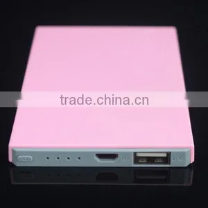AWC913 9mm Slim Wallet 4000mAh Power Bank Portable Cheap Price Wholesale Cell Phone Charger for Samsung Charger Quality Choice thumbnail-3
