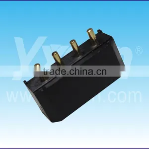 4 Pin Straight Single Row Black Wafer Connector thumbnail-6