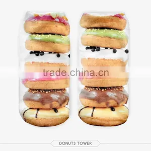 Custom Printed Ankle Sock Colorful High Quality 3d Full Print Colorful Ankle Socks Sports Unisex Custom Hot Sale Stretch Spandex thumbnail-3