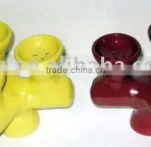 Ceramic Hookah Parts 3 Head thumbnail-1