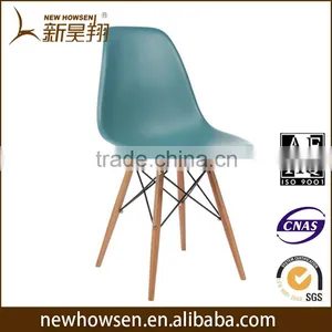 Factroy Price Plastic Wooden With High Legs Dining Chairs Wholesale Restaurant Chairs thumbnail-2