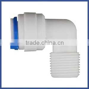 Male Elbow Connector/plastic Quick Fitting for RO Water Filter thumbnail-1