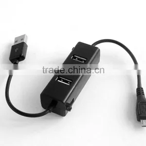 Micro Data Transfer Charge Cable With 3 Port Usb Hub for Samsung thumbnail-4