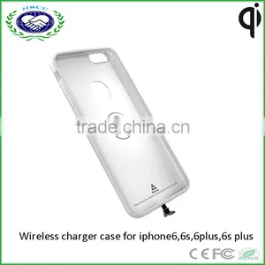 Transparent Ultrathin Silicon Wireless Charger Case Wireless Receiver Case for Iphone6 6s Quality Choice thumbnail-2
