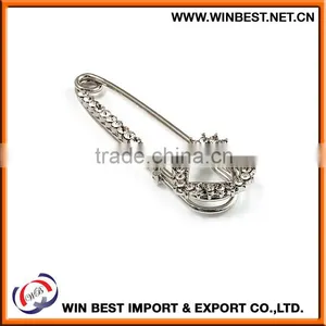 Hot Selling 2015 Costume Jewellery Trendy Brooches, Hang Tag Safety Pin thumbnail-4