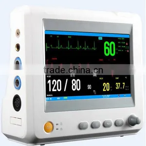 CE Approved 7 Inch TFT Display Portable Multi-parameter Patient Monitor With 6 Standard thumbnail-1