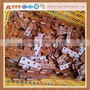 Aluminum Hinge for Door Window Cabinet With Wood Grain Effect thumbnail-3