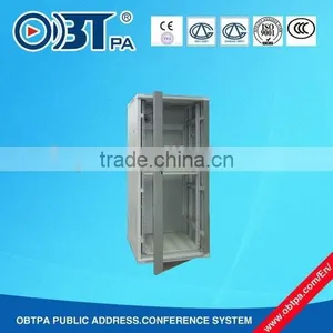 OBT-8633 33U High Quality Antirust Telecom Equipment Outdoor Control Cabinet With Oughened Glass and Lock thumbnail-1