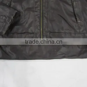 2014 Men's pu Leather Jacket New Arrival thumbnail-3