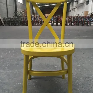 Caffe Chair Bentwood Chair Wood Tuscan Chair Cross Back Chair thumbnail-2