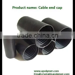 Black Sprial Adhesive Cable Terminal Cap thumbnail-1