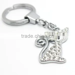 Personalised Fashion Cute Cat Shaped Keychain thumbnail-3