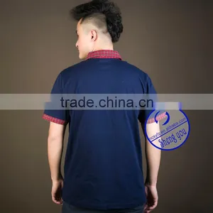 Short Sleeve Wholesale High Quality Custom Mens Polo t Shirt thumbnail-3