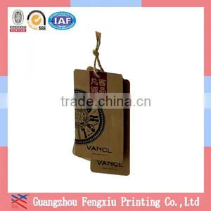 Paper Hangtag With Logo Printed for Garment thumbnail-1