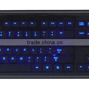 FK-3307 Flashing and Light LED Backlight Wireless Keyboard and Mouse Wireless thumbnail-1