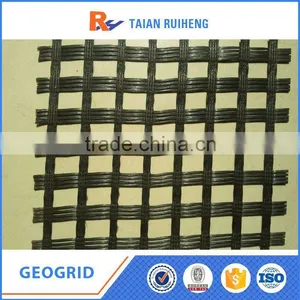 Inforcement Fiber Glass Geogrid Road Bed Pavement thumbnail-6