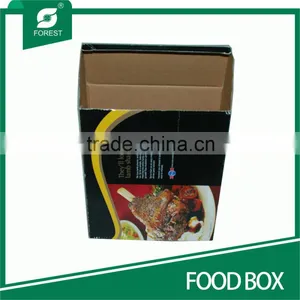 CUSTOM CORRUGATED FOOD DELIVERY BOX WITH PLASTIC TRAY thumbnail-2