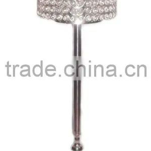 Candle Holder Centerpieces With Crystal Votive, Candelabra Centerpiece thumbnail-1