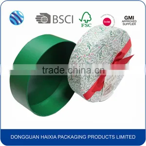 2016 Hot Sale Paper Round Hat Christmas Gift Box Custom Logo thumbnail-3