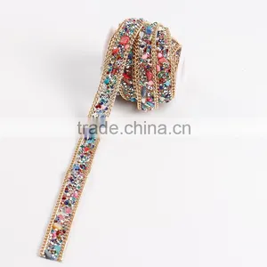 Bling Bling Decorative Rhinestone Trim/crystal Chain,rhinestone Belt thumbnail-2