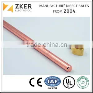 Best Price Good Quality Pure Copper Ground Rod thumbnail-1