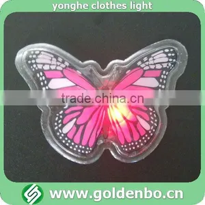 Butterfly Pattern PVC Patch With LED for Clothing thumbnail-1