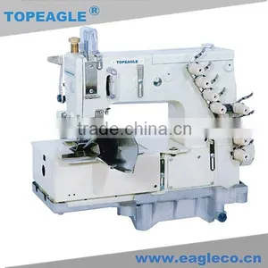 1-4 Needles Flat Bed Double Chainstitch Waistband Sewing Machine( Looper Lateral Movement ) thumbnail-1