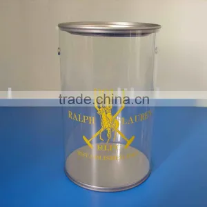 Round Tin Box With Clear Window thumbnail-1