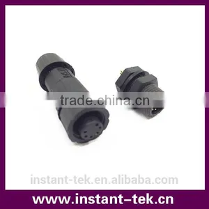 INST High Quality 10pcs AL Alloy 2PIN M12 Connector thumbnail-2
