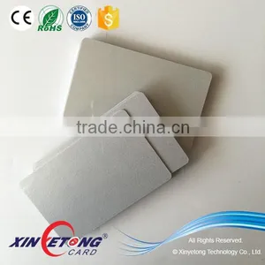 CR80 Metallic Silver Plastic Card Blank For Thermal Printer thumbnail-1