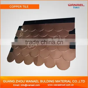 Wanael Material Roofing Copper Asphalt Shingles Fish Scale thumbnail-1