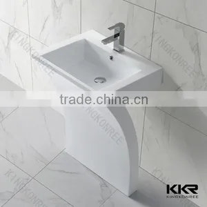 Solid Surface Double Sink Bathroom Vanity Unit thumbnail-1