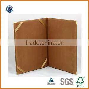 Customized Logo A4 Size Certificate Holder/genuine Leather Certificate Folder/pu Leather Certificate Portfolio thumbnail-3