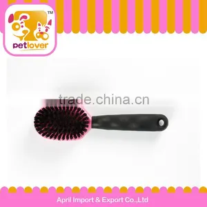 High Quality Small Pet Brush With Rubber Handle for Dog Petlover thumbnail-1