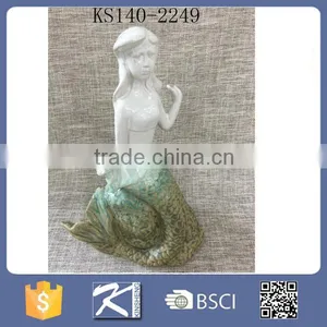 Creative Design Gradient Color Porcelain Home Decorative Mermaids thumbnail-6