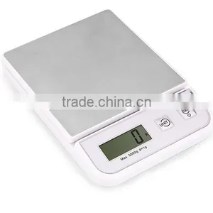 ABS and Stainless Steel Kitchen Scale 5kg for Promotional Gift Cheap and Lightweight Kitchen Food Scale thumbnail-1